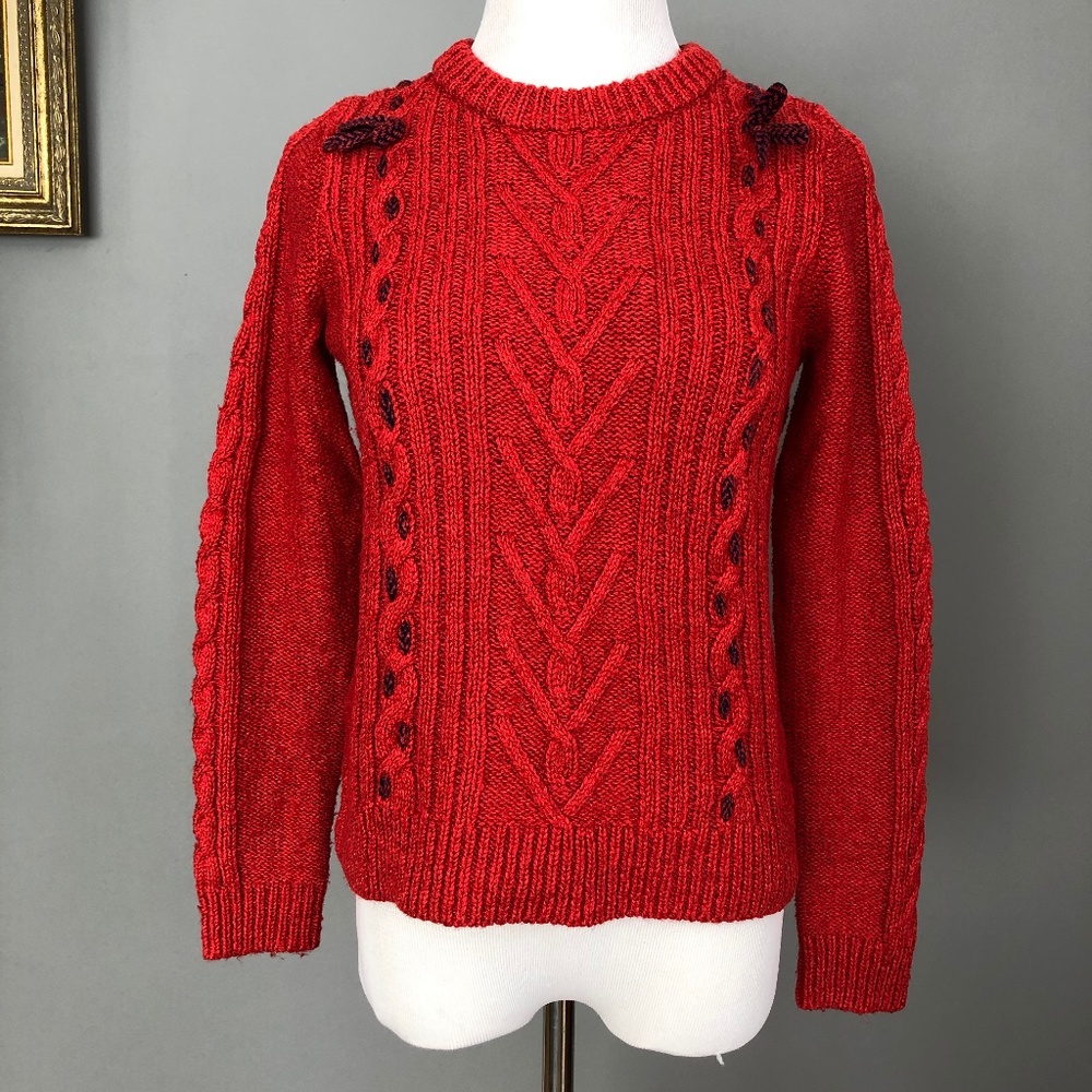 Red sweater, size: S